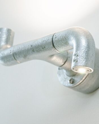Up Down Wall Sconce Galvanised Metal