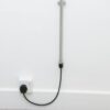 Safe Plug In DIY Lighting cable in galvanised electrical conduit pipe