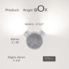 Conduit Angle Box Dimensions