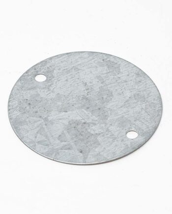 20mm Conduit Box Lid Galvanised