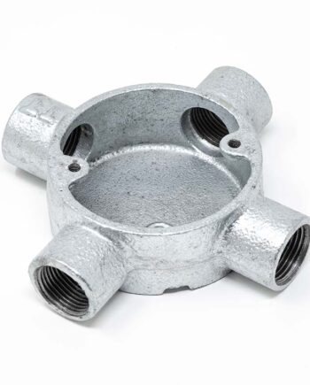 20mm Conduit Intersection Box Galvanised