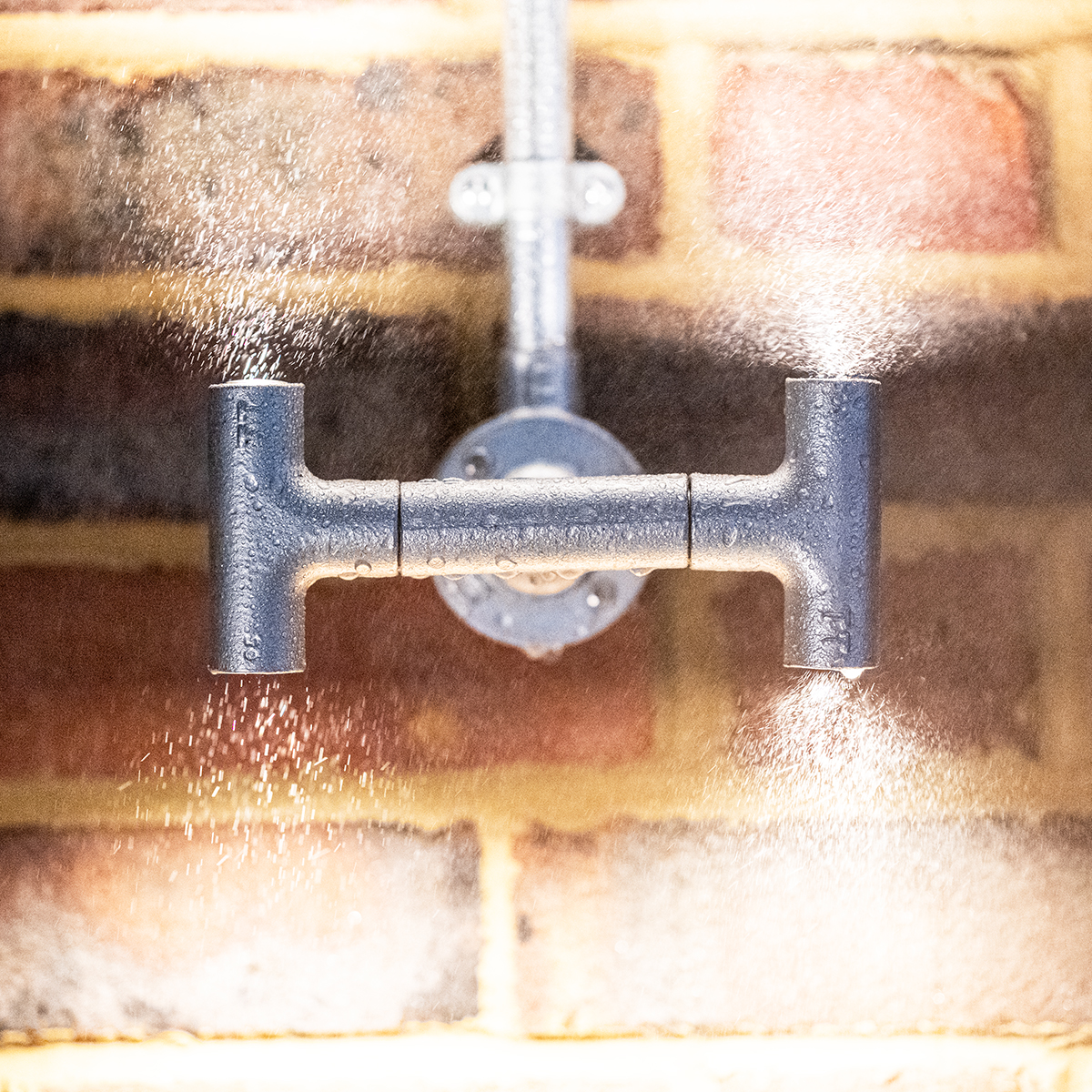 Conduit Twin Tee EXT in Galvanised Steel